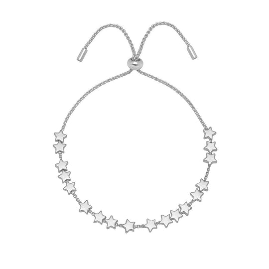 Stars So Bright Slider Bracelet | Silver Plated
