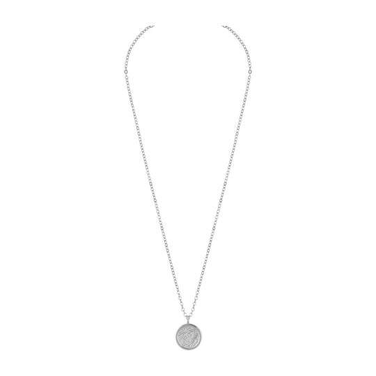 Day Pendant Necklace | Silver