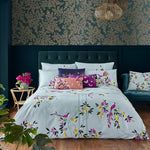 Bed Linen Set | Birds & Gate Collection | Duck Egg