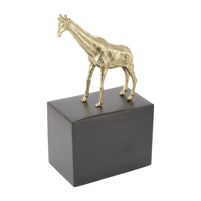 Metal Tin | Giraffe | Black & Gold