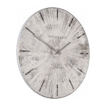 Silver Starburst Wall Clock | 20"