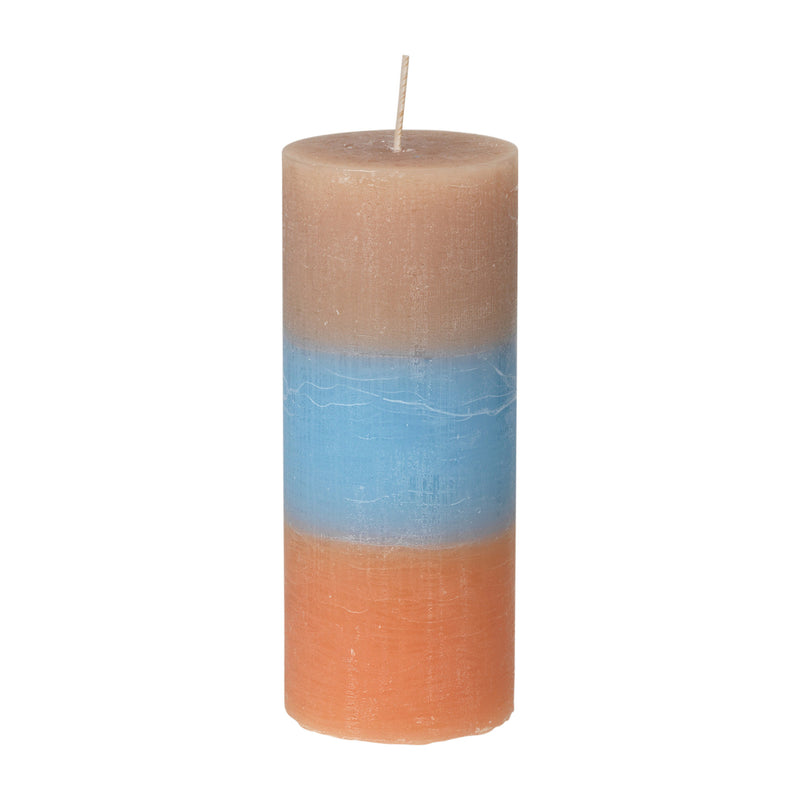 Pillar Candle | Rainbow | Caramel Sky