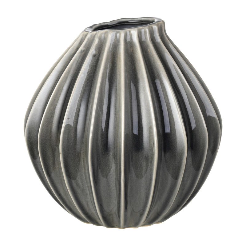 Medium Ceramic Vase | Smoked Pearl