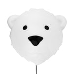 Bjorn Polar Bear Head Wall Light | Medium