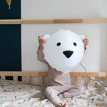 Bjorn Polar Bear Head Wall Light | Medium