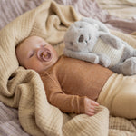 Milo Bunny Heartbeat Comforter | Grey