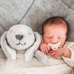 Milo Bunny Heartbeat Comforter | Grey