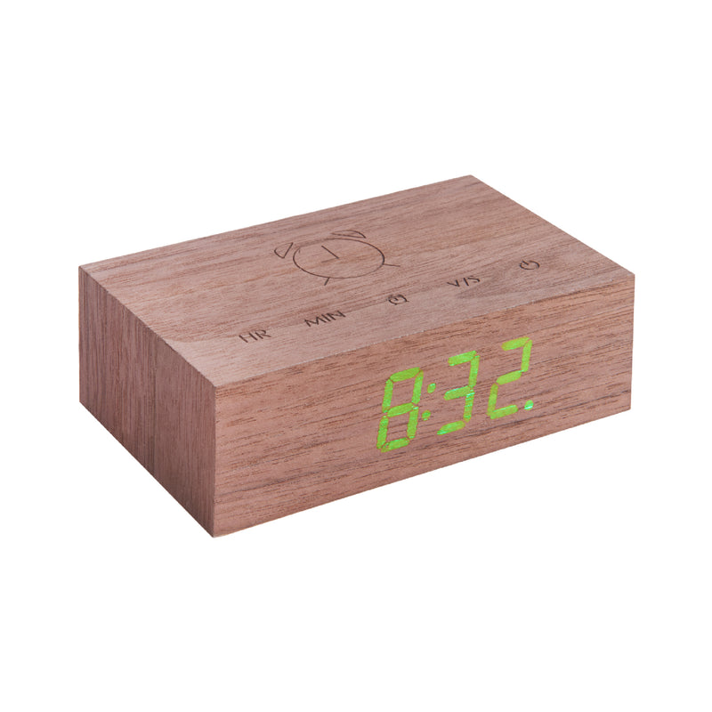 Flip Click Alarm Clock | Walnut