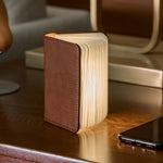 Smart Book Light | Brown Leather | Mini