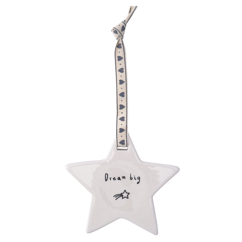 Dream Big Hanging Star Ornament