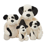 Bashful Puppy | Black & Cream | Medium