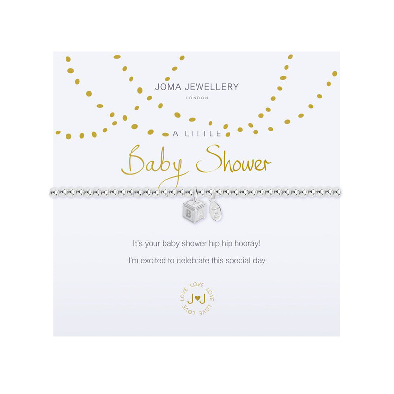 A Little 'Baby Shower' Bracelet | Silver Plated