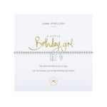 A Little 'Birthday Girl' Bracelet | Silver Plated