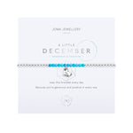 A Little December Birthstone Bracelet | Silver Plated with Turquoise