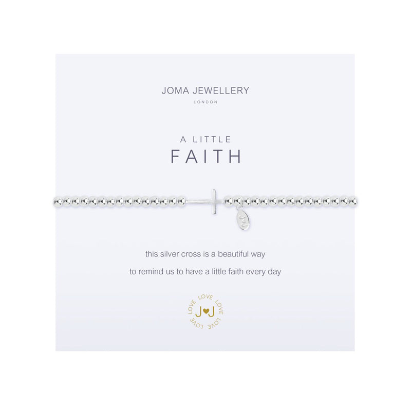 A Little 'Faith' Bracelet | Silver Plated