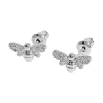 A Little 'Happy As Can Bee' Earrings | Silver Plated