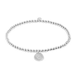 A Little 'July' Water Lily Birthflower Bracelet | Silver Plated