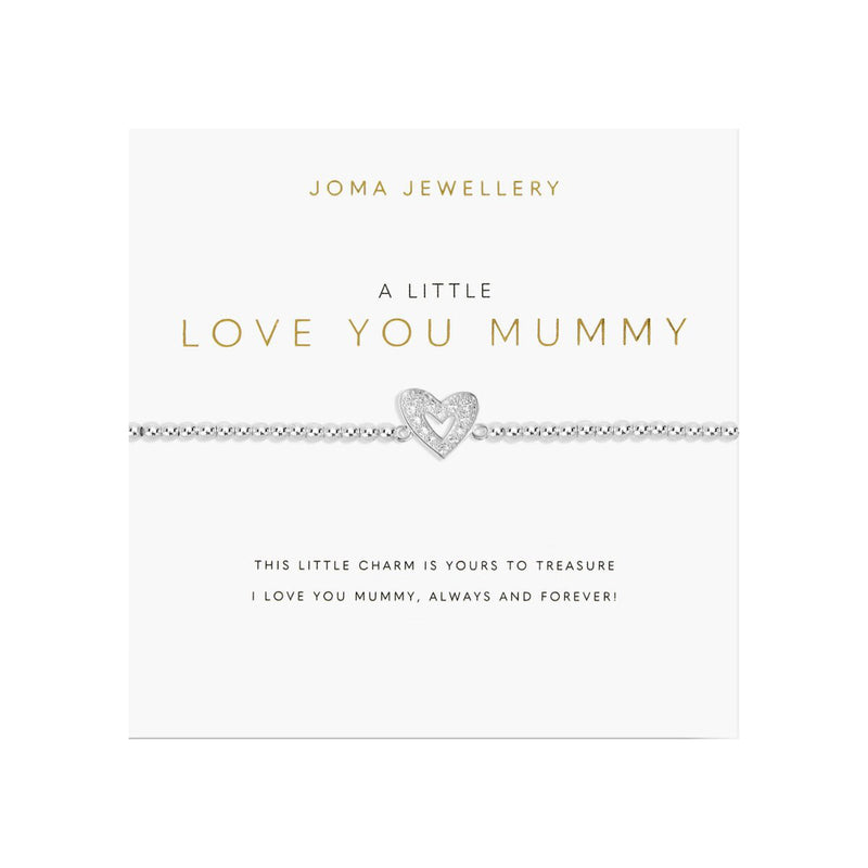 A Little 'Love You Mummy' Bracelet | Silver Plated