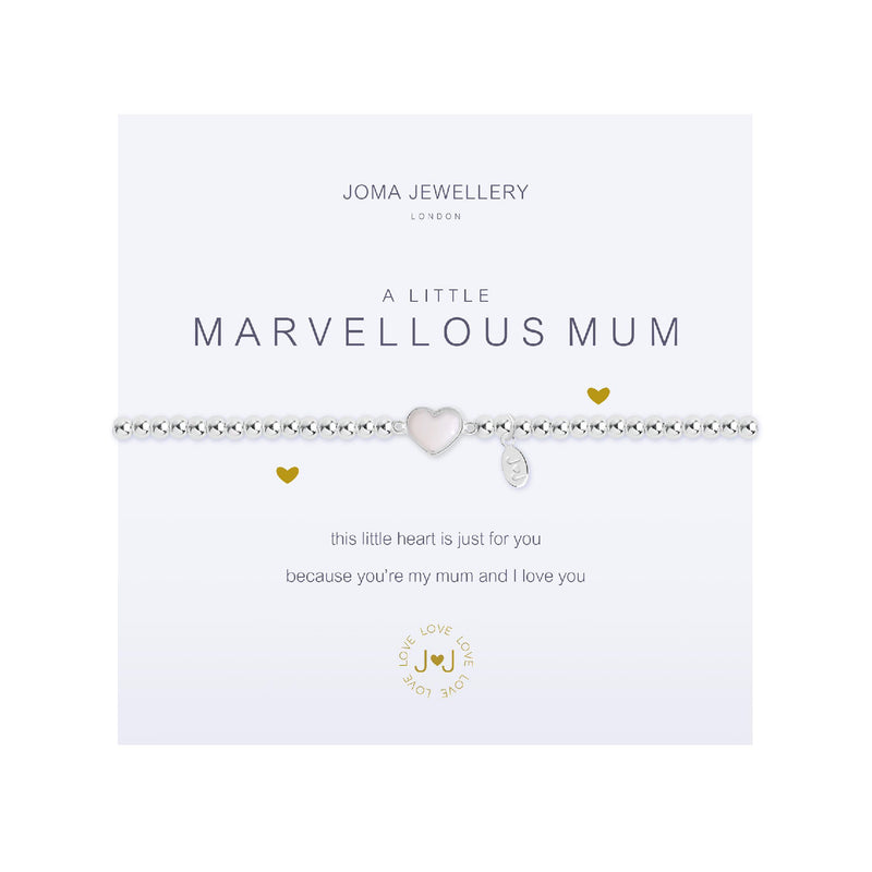 A Little 'Marvelous Mum' Bracelet | Silver Plated