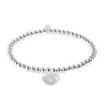 A Little 'Mummy To Be Forever Family' Spinning Bracelet | Silver Plated