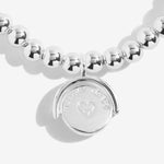 A Little 'Mummy To Be Forever Family' Spinning Bracelet | Silver Plated