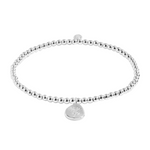 A Little 'November' Chrysanthemum Birthflower Bracelet | Silver Plated