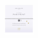 A Little 'Paw Print' Bracelet | Silver Plated