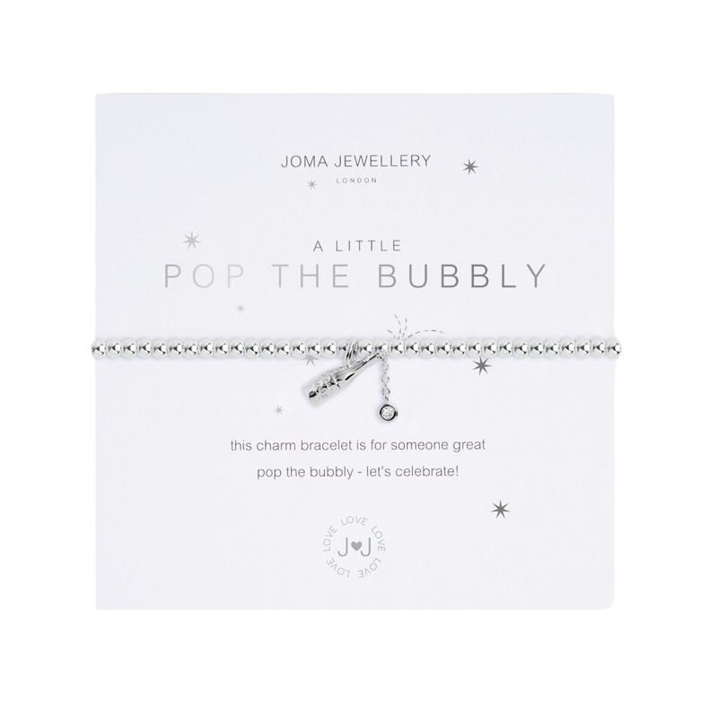 A Little 'Pop The Bubbly' Bracelet | Silver Plated