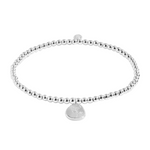 A Little 'September' Aster Birthflower Bracelet | Silver Plated