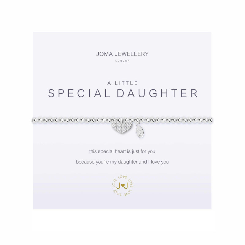 A Little 'Special Daughter' Bracelet | Silver Plated