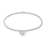 A Little 'With Love On Your Wedding Day' Bracelet | Silver Plated