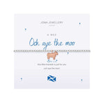 A Wee 'Och Aye The Moo' Bracelet | Silver & Rose Gold Plated
