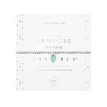 Affirmation Crystal 'Happiness' Bracelet | Silver Plated with Aventurine