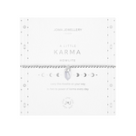 Affirmation Crystal 'Karma' Bracelet | Silver Plated with Howlite