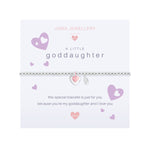 Children's A Little 'Goddaughter' Bracelet | Silver Plated