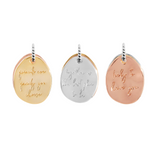 'Friendship' Affirmation Discs Necklace | Silver, Gold & Rose Gold Plated