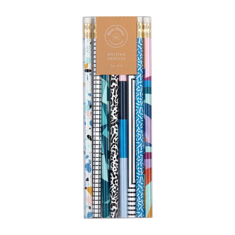 Assorted Writing Pencils | Now House | Set of 8