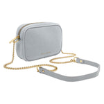 Amalfi Canvas Crossbody Bag | Dusty Blue