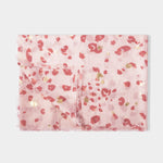 Brush Stroke Leopard Scarf | Light Pink with Gold Foil