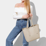 Emmy Tote Bag | Light Taupe