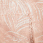 Feather Scarf | Dusty Pink & White