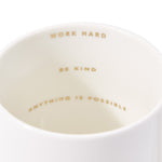 Porcelain Mug | It's A Lovely Day To Go After Your Dreams | Pale Blue