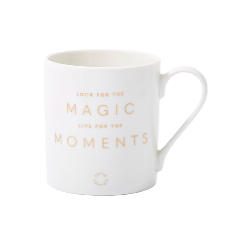 Porcelain Mug | Look for the Magic Live for the Moments