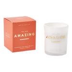 Sentiment Candle | You Are Amazing | Champagne & Sparkling Berry