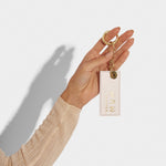 'Wonderful Mum' Chain Keyring | Off White