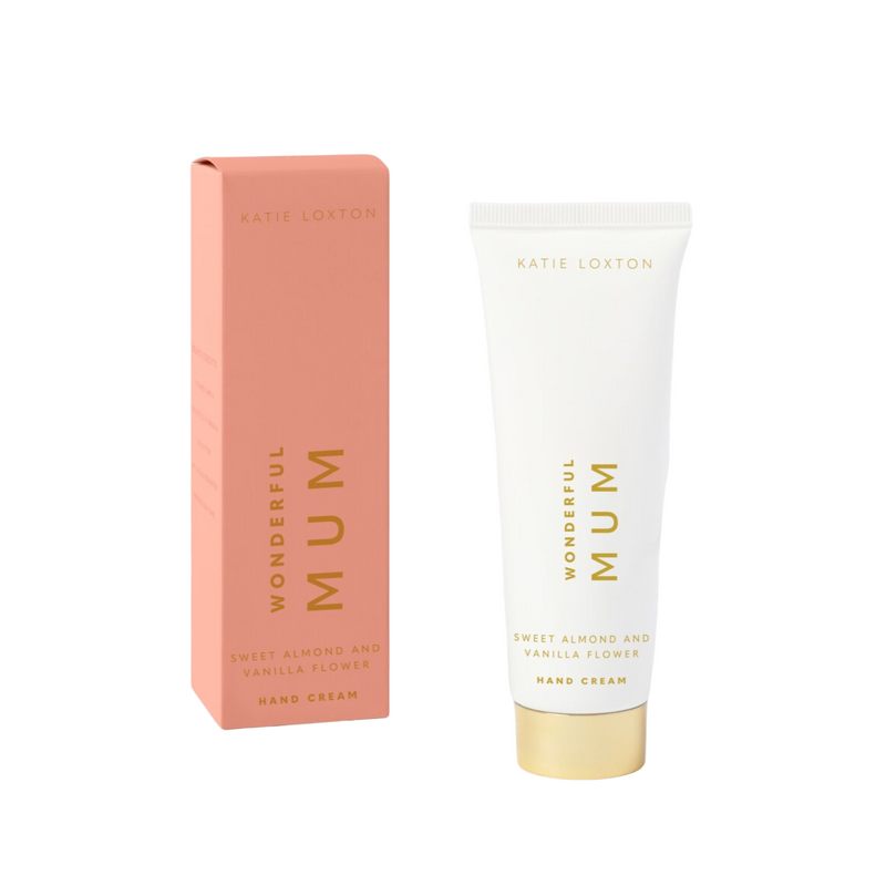 'Wonderful Mum' Hand Cream | Sweet Almond & Vanilla Flower | 75ml