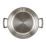 3-Ply Stainless Steel Shallow Casserole Dish with Lid | 26cm