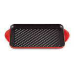 Cast Iron Rectangular Grill | Cerise | 32cm