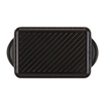 Cast Iron Rectangular Grill | Satin Black | 32cm