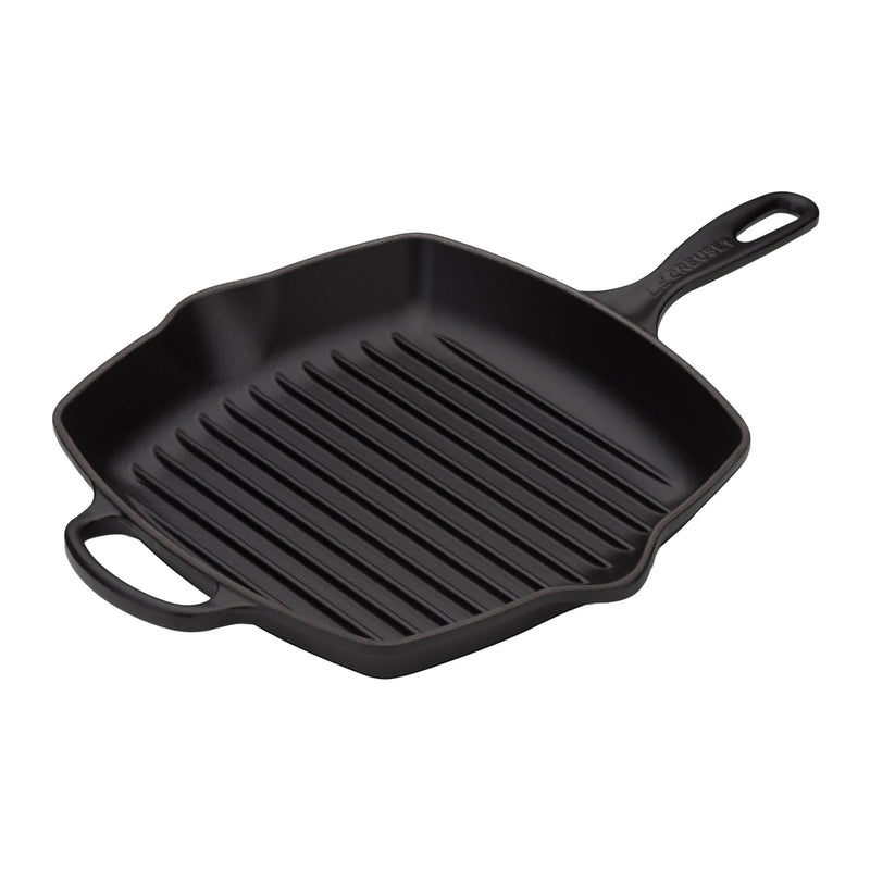 Cast Iron Square Grillit | Satin Black | 26cm